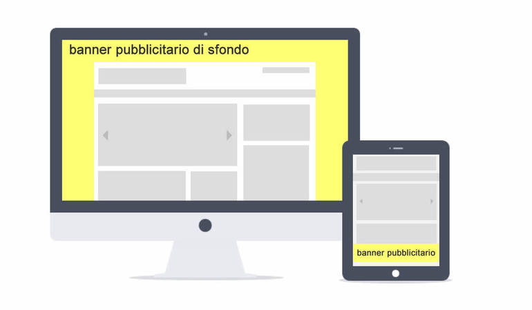 Inserire una pubblicità "di sfondo" con Ad Manager